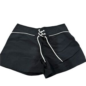 VINTAGE Third Coast Swim Shorts Women’s‎ Small 5/6 Black One Pocket